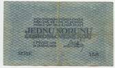 Tschechoslowakei 1 Koruna Banknote Geldschein GB056 - Bank Paper Money Czechoslovakia -