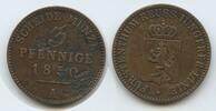 Reuss Schleiz - Jüngere Linie 3 Pfennig G6823 - Heinrich LXII. 1818-1854 -