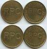 Niederlande Wertmarke Jeton Token Lot 2 Stück G13214 - RPC Seijsener Rekreatietechniek Netherlands -