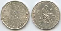 Österreich 1.Republik 1918-1938 2 Schilling Silber (Doppelschilling) M#6903 - Austria Walther von der Vogelweide -