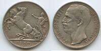 Italien Königreich 10 Lire Silber M#3230 - Vittorio Emanuele III. 1900-1946 Italy Biga with female -
