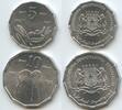 Somalia 5 Senti + 10 Senti 2 Stück Lot G15925 - Früchte, Lamm - F.A.O. Democratic Republic of Somalia -