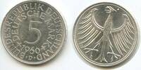 5 Mark S0128 - Germany KM#112.1 XF-UNC Silver Eagle Deutschland BRD -