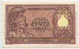 Italien Republik 100 Lire GB555 - Italia Elmata Italy Banknote -