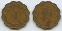 Zypern 1 Piastre G10036 - George VI. British Colony Cyprus -