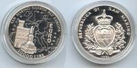 10.000 Lire GS518 - San Marino KM#342 Silver Parliament building -