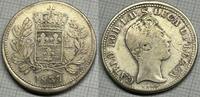 Italien Königreich 2 Lire Silber H0052 - SEHR RAR Carlo Ludovico Di Borbone Italy -
