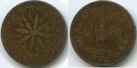 Singapur Britische Ostindien 1 Keping Token-Coinage G6046 - SEHR RAR Sulawesi - British East Indies Malaysia Singapore -