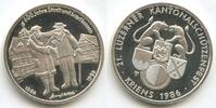 Schweiz Eidgenossenschaft Silbermedaille, Schützenmedaille GX1362 - 21.Luzerner Kantonalschützenfest Kriens -