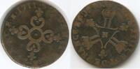 6 Deniers 1711 N Montpellier Frankreich G12431 - Ludwig XIV. 1643–1715 France Schön