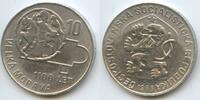 Tschechoslowakei 10 Korun G1788 - Great Moravia 1100th Anniversary Czechoslovakia -
