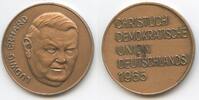 Deutschland Bundesrepublik Medaille Werbemedaille G4308 - Christlich Demokratische Union Deutschland Ludwig Erhard -