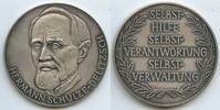 Deutschland Bundesrepublik Silbermedaillle M#0360 - Hermann Schulze-Delitzsch 1808-1883 - Selbsthilfe, Selbstverantwortung, -