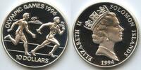 Salomon-Inseln 10 Dollars GB1354 - Solomon Islands Olympiade 1996 Atlanta Relay Runners Proof -