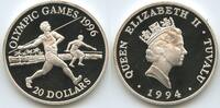 Tuvalu 20 Dollars GB1357 - Olympic Games Atlanta 1996 Speerwurf Proof -