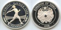 Tonga One Pa´anga GB1370 - Olympiade 1996 Taufa'anhau Tupou IV. Proof -