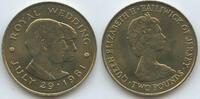 Jersey Two Pounds GS1445 - Wedding Prince Charles & Lady Diana Spencer - Queen Elizabeth II. -