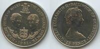 Guernsey 25 Pence GS381 - Royal Wedding 1981 – Wedding of Prince Charles and Lady Diana Spencer -
