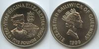 Guernsey Five Pounds GS953 - 70th Anniversary of the Birth of Queen Elizabeth II. -