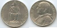 Vatikan Italien-Kirchenstaat 10 Lire Silber H0173 - Papst Pius XI. 1922-1939 Vatican Vatican City -