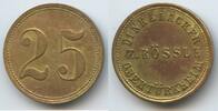 Deutschland Bundesrepublik Stuttgart 25 Pfennig Wertmarke Biermarke Bierzeichen T017 - Dinkelacker Z.Rössle Obertürkheim Pfandmarke - Germany Beer-token -