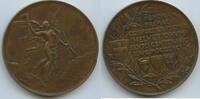 Schweiz Eidgenossenschaft Große Bronzemedaille Gedenkmedaille M#0359 - Erstes Bündnis der Helvetier 600-Jahrfeier Schweizer Eidgenossenschaft -
