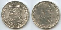 Tschechoslowakei 100 Korun Silber G1767 - Klement Gottwald - Communist party Czechoslovakia -