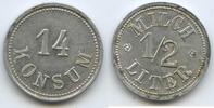 Österreich Steiermark Milchmarke 1/2 Liter Milch Wertmarke G8164 - Eisenerz - 14 Konsum - Austria Milktoken -