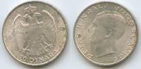 Serbien Königreich Jugoslawien 20 Dinara H0056 - Yugoslavia Petar II. 1934-1945 Kingdome -