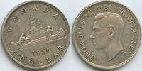 Kanada 1 Dollar Silber 1951 GS1116 - Kanu - King George VI. 1936-1952 Canada VF+