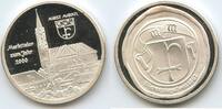 Deutschland Bundesrepublik Silbermedaille Markttaler M554 - Markt Marktl Marktsiegel - Geburtsort von Papst Benedikt XVI. -