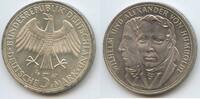Deutschland Bundesrepublik 5 Mark Silber S0417 - Wilhelm & Alexander von Humboldt Germany Federal Republic -