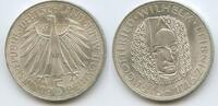 Deutschland Bundesrepublik 5 Mark Silber S0436 - Gottfried Wilhelm Leibnitz Germany Federal Republic -