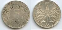 Deutschland Bundesrepublik 5 Deutsche Mark Silber S0444 - Silberadler Germany Eagle Silberfünfer BRD -