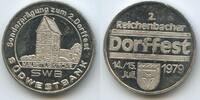 Deutschland Bundesrepublik Sachsen Medaille GX970 - SWB Südwestbank - 2.Reichenbacher Dorffest -