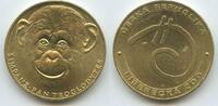 Tschechien Reichenberg Medaille G13681 - Schimpanse Zoo Liberec Simpanz Pan troglodytes -