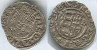 RDR Ungarn Österreich 1 Denar Silber 1638 KB Kremnitz H1325 - Ferdinand II. 1618-1637 Hungary VF, Doppelprägung-Überprägung