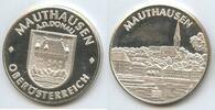 Österreich Oberösterreich Silbermedaille M#3313 - Mauthausen an der Donau - Sparkasse -
