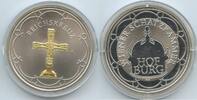 Österreich Wien Silbermedaille teilvergoldet H0984 - Wiener Schatzkammer Hofburg - Reichskreuz -