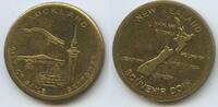 Neuseeland Medaille Souvenir Coin Tourist Dollar G16045 - Sky Tower Auckland, City of Sails - New Zealand -