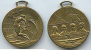 Italien - Brasilien Bronzemedaille versilbert G13863 - Santos Dumont 1906 - João Ribeiro de Barros 1927 - Jahu -