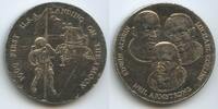 Vereinigten Staaten von Amerika USA Medaille Raumfahrt M422 - Landing on the Moon Apollo 11 - Mondlandung Armstrong, Aldrin, Collins -