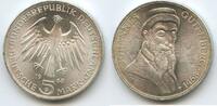 Deutschland Bundesrepublik BRD 5 Mark Silber S0456 - 500th Anniversary of the death of Johannes Gutenberg 1468 Germany -
