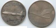Deutschland Bundesrepublik Silbermedaille PA518 - Lufthansa Boeing Jet 720 B Ersten Linienflug 20.05.1961 -