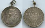 Deutsches Reich Kaiserreich Preussen Bronzemedaille versilbert M#6468 - Zu unseres Kaisers 31ten Geburtstag - Wilhelm II. -