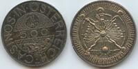 500 Schilling Silber 1977 Österreich 2.Republik PA421 - Tyche von Baden von Zobl - Casinos Austria Polierte Platte, Patina, kleiner Randfehler