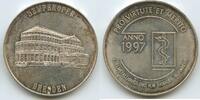 Deutschland Bundesrepublik Sachsen Medaille von R.W. Hanauer-Nürnberg GX046 - Pro Virtute et Merito - Semperoper Dresden - Äskulapstab -