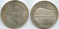 Deutschland Bundesrepublik Sachsen Medaille von R.W. Hanauer-Nürnberg GX414 - Pro Virtute et Merito - Semperoper Dresden - Äskulapstab -