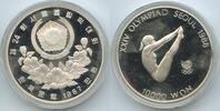 Südkorea 10000 Won Silber G3820 - Turmsprung Olympide Seoul 1988 Diving Korea South -