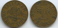 Tschechoslowakei CSSR Prag Talisman Glücksbringer Glücksmünze GX1550 - Czechoslovakia Stastne Losy Belik and Spol Prague -